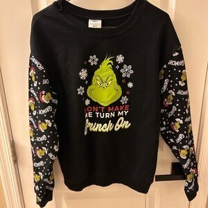 Grinch light up Christmas sweatshirt